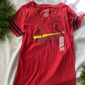 NWOT st louis cardinals Red t shirt Womens XS